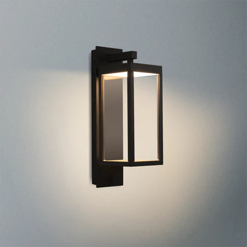 22527 LED 흰색/검정색/회색 IP54 13W 750Lm 실외 센서 벽 조명