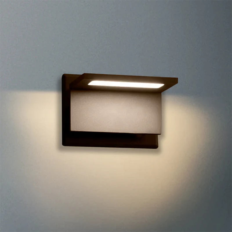 17309 IP54 10W 680Lm LED 검정/회색/흰색 실외 벽 조명